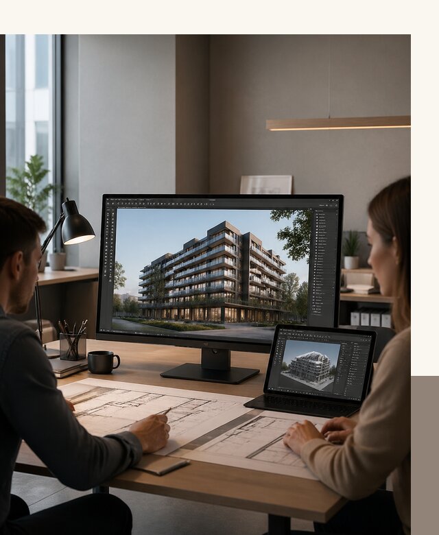 3D визуализация архитектуры и объектов строительства в Нижневартовске